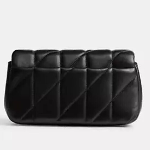 NWT ✅ COACH Tabby Crossbody Wristlet Pillow Quilting CP018 BLACK / GOLD ⭐ NWT - Picture 3 of 16